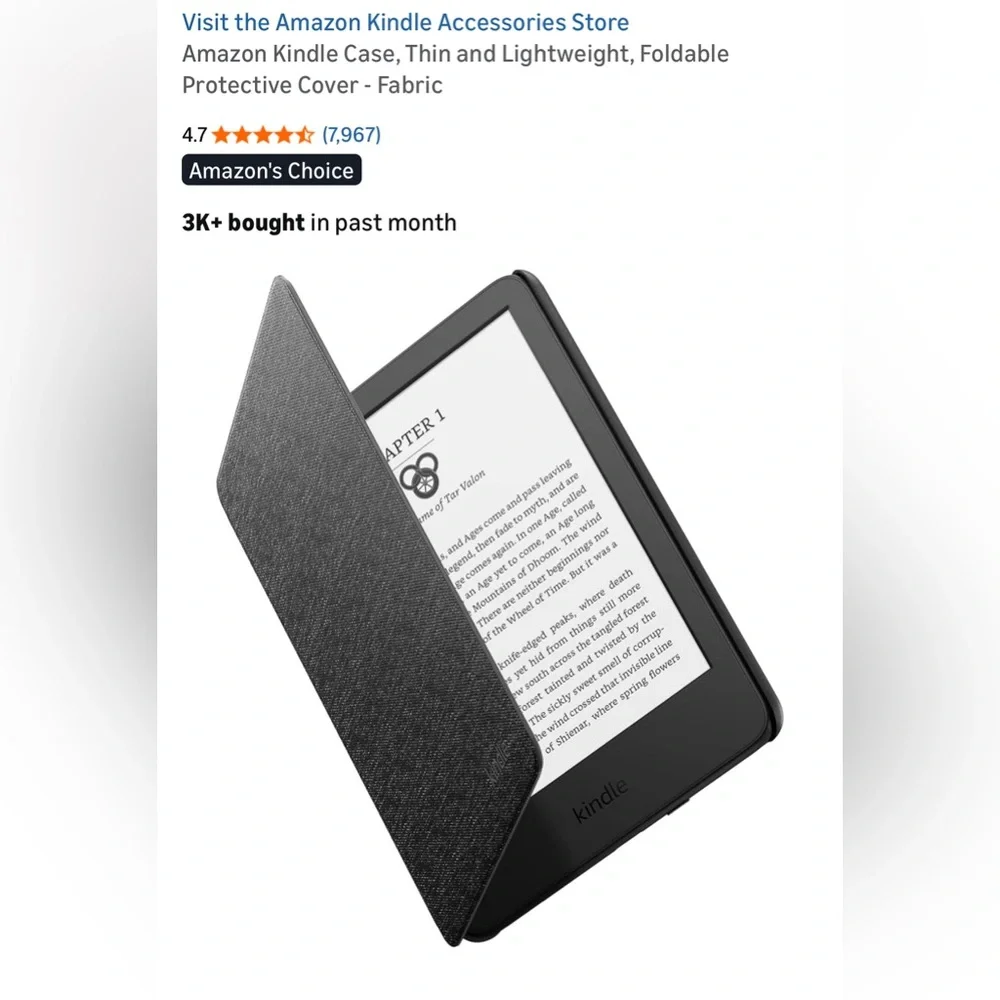 Amazon Kindle Case - Black